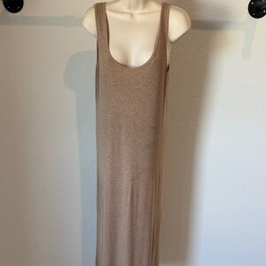 Refined Canvas Ribbed Rayon Tank Maxi Dress Size Large